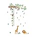 Produktbild TOYMYTOY Höhe Mess Baum Wandaufkleber Abnehmbare Tierwachstumstabelle Übergabe Herrscher Wandtattoo Kinder Kindergarten Wandaufkleber (60x90cm)