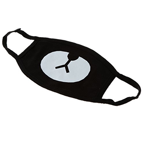 Preisvergleich Produktbild Gazechimp Unisex schwarz Mundschutz Maske Cartoon Kälteschutz Gesichtsmaske