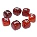 Segolike Lot/7 Pieces Engraved Red Agate Healing Reiki Chakra Meditation Stones Cubes RS.670.00