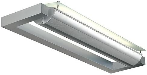 NEPRO LINE wall lamp, silvergrey, T5 Energy Saver, 2x 24W
