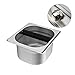 Produktbild Abklopfbehälter Kaffeesatz Abschlagbehälter, Edelstahl Kaffeepulver Eimer Kaffee Grind Tank Kaffee Boden Container Kaffee Klopfen Box