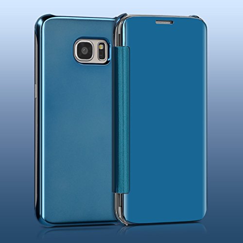 kwmobile Funda para Samsung Galaxy S7 Edge Case Espejo Estilo Libro - Carcasa con ptica de Aluminio - Cover Plegable en Azul Reflectante reviews kwmobile Funda para Samsung Galaxy S7 Edge Case Espejo Estilo Libro - Carcasa con ptica de Aluminio - Cover Plegable en Azul Reflectante