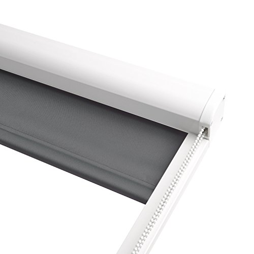 Sol Royal® Kassettenrollo SolReflect 60x175cm anthrazit Thermorollo – seitliche Führungsschienen – ohne Bohren - 4