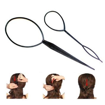 Boolavard® TM Französisch Haare flechten Werkzeug Magie Twist Clip, das Brötchen-Maker Set Kit - 3