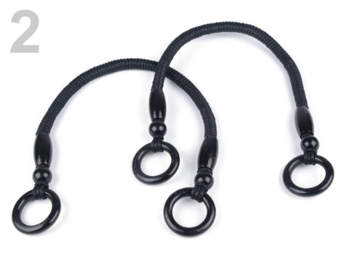 Taschengriff 50 - 55 cm schwarz (1 Paar)