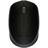 Logitech M171 Kablosuz Mouse, PC, Mac, Diz&uuml;st&uuml; Bilgisayar i&ccedil;in, 2,4 GHz, USB Mini Alıcılı, Optik İzleme, 12 Aylık Pil &Ouml;mr&uuml;, S