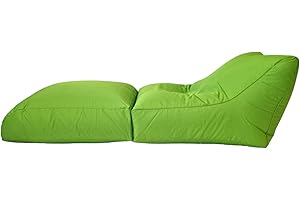 HH Home Hut Beanbag Bed Chair Indoor And Outdoor Extra Large Oversized Gaming Seat XXXL Garden Adult Bedroom Weather Resistant (Waterproof) Lime