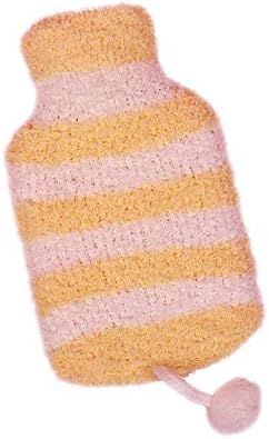WangWtry Rubber Hot Water Bottle Cute Heating Water Bottle Explosion-proof Water Warm Palace Plush Washable Warm Baby Warm Hand Bag
