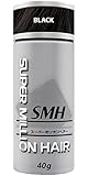 Super Million Hair - 1 x 40g Hair Building Fibres - No.1 Black
