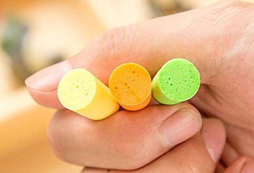 iTemer Ohrstöpsel Schaumstoff Stoepsel Lärmstop aus weichem Schaumstoff Lärm earplug 6 Paar - 7