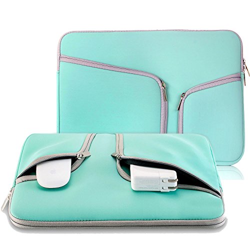 Ivencase stoßfest Neopren Laptop Sleeve Tasche Hülle Beutel Für 11-11.6 Zoll Laptop / Notebook / MacBook / MacBook Air 11 / Chromebook – Grün - 2