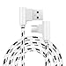 Produktbild Kingko® 1M 2M USB Typ C Kabel USB 2.0 zu USB Typ-C Schnelllade- & Sync-Datenkabel 90 Grad Fast Data Sync Ladekabel (Weiß, 2M)