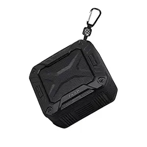 ZAAP  AQUA BOOM waterproof/ Shockproof Bluetooth speaker With Built-In Microphone,(Black)UNIVERSAL COMPATIBILITY