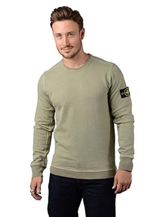 Stone Island Sweatshirt - Mens 63561 Washed Crewneck Sweat ...