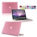 Produktbild StyleBitz / Hardcase Pink Schutz Hülle Protector Schutzhülle Cover Case Notebookhülle Hartschale MacBook Pro 13" / 13.3 Zoll Notebook Hartschalenkoffer Case Etui Tasche Unibody Transparent, Aussparung für Apple Logo