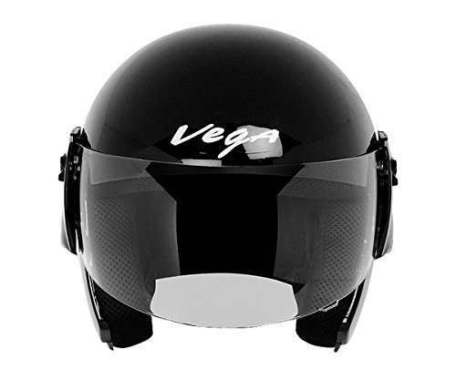 Vega Cruiser Open Face Helmet (Black 