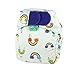Tots Bots Teenyfit Hook and Loop Nappy (Treasure Print)