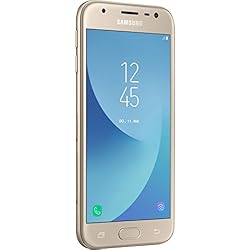 Samsung Galaxy J3 - Smartphone de 5"(2 GB RAM, 16 GB Memoria Interna, cámara de 13 MP, Android), Color Oro- Versión Extranjera