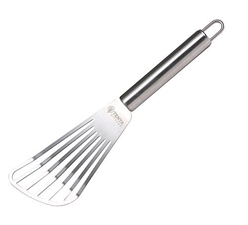 Tenta Kitchen, paletta da cucina per pesce, flessibile, Acciaio inossidabile, Silver, 1