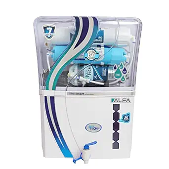 Aqua Flow ALFA Alkaline 12 L RO + UV + UF + TDS Control + Alkaline + UV in Tank Water Purifier
