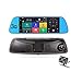 Produktbild ACZZ Driving Recorder, Dual Lens Auto Dash Cam mit 7"Bildschirm, spezielle Autospiegel Sprachsteuerung Android Navigator, Bluetooth Driving Recorder Hd