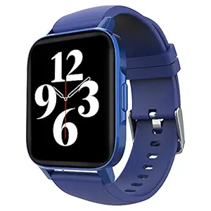 TAGG Verve NEO Smartwatch with 1.69'' Large Display, Real SPO2, and Real-Time Heart Rate Tracking, 10 Days Battery Backup, IPX68 Waterproof|| Blue, Standard