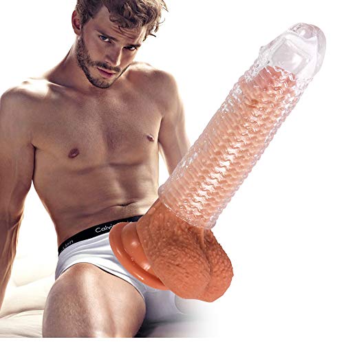 Preisvergleich Produktbild BABYOYB Transparente Crystal Condom Simulation Crystal Sleeve Verzögerung Sperre Essenz, längere Paare müssen flirten.