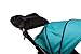 Deluxe Baby Pushchair/Pram/Stroller Hand Warmer Muff - Black / Baby Blue