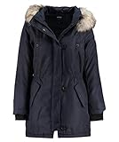 warme winterjacke damen sale Dieser kurze Wintermantel überzeugt durch sein sportliches Design im Parka-Stil. Zahlreiche Details machen die Jacke zu einem praktischen und wärmenden Begleiter in der kalten Jahreszeit
