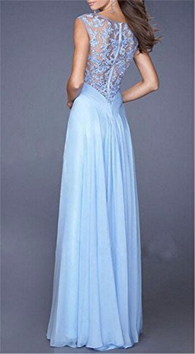 Abito da cocktail blu bandoo