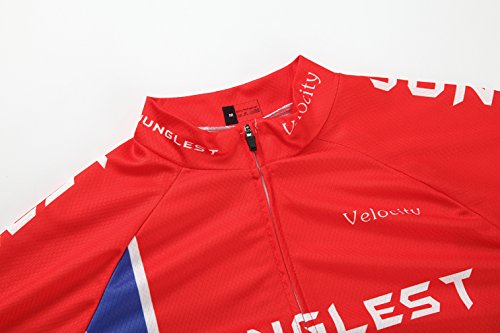 [Größe:S-5XL][option:Trägerhose,3D 2.8cm Sitzpolster] Fahrrad Trikot Langarm Radhose Radtrikot Fahrradbekleidung Herren Männer Hemd mit lange Ärmeln Set Cycling OutdoorTrikots Windjacke Neue - 2