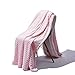 Produktbild TANTI Kuscheldecke Decke Microfaser Fleecedecke Skandinavischer Mikrofaserdecke Stil Wohndecke Tagesdecke Fleece Weich Sanft Kuschelig Rosa