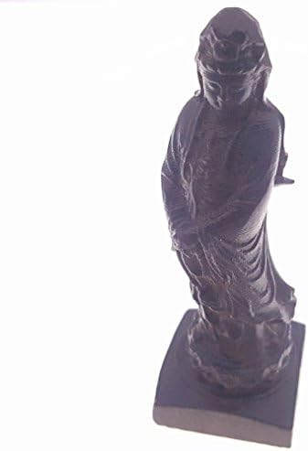 Langbei Wood Hand-Craved Scuplture Plaster Statue Figure Agarwood Dalbergia Odorifera Bodhisattva Guanyin Bodhisatt
