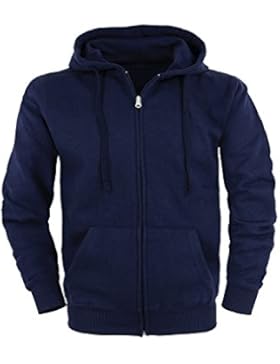 Basic Kapuzenjacke Zip Hoodie Sweatjacke Jacke