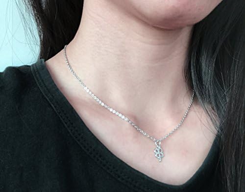 Hypoallergenic Waterproof Never Fade Clover Tiny Necklace Luck Good Kama Necklace Gift