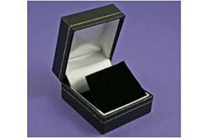 SilverFox Black Leatherette Earring Box