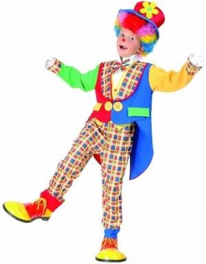 ADULT LADIES MAN CHILDREN CLOWN OUTFIT STAGE PARTY TODDLER FANCY DRESS ACCESSORY(BOYS OUTFIT(10-12YRS)