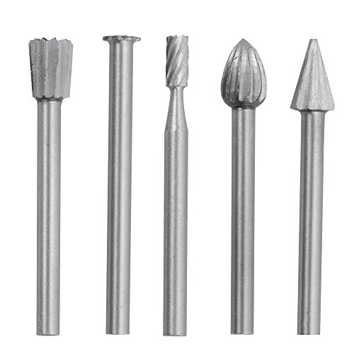 Xcsource 20pcs HSS Wolframkarbid Rotary Schneiden Burr Set Schleifer Bit Rundschaft Holzbearbeitung Carving Werkzeuge BI244 - 4