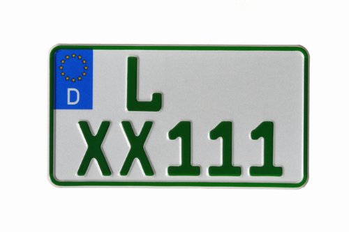 Grünes EU-Kennzeichen 240x130mm für Traktoren, Anhänger, Landwirtschaft - 2