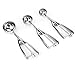 Ice Cream Scoop Spoon Stainless Steel Kitchen Tools Cookie Scoops?Spoons Set of 3 RS.1702.00
