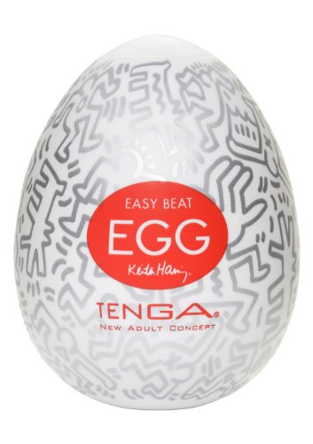 Preisvergleich Produktbild TENGA EGG KEITH HARING PARTY Masturbationsei - 1 Stück