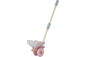 Little Dutch 7343 FSC Holz Schiebetier Schmetterling - Fairy Garden rosa