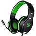 Produktbild T98 Gaming Headset für Xbox One / PS4 / PC/Nintendo Schalter, Noise Cancelling, Bass Surround Sound, Über Ohr, 3.5 mm Stereo Kopfhörer mit Mikrofon für klare Chat