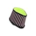 Produktbild DNA Green Leather Top Hexagonal Air Filter, Inl: 44mm, Len: 86mm, PN: V-4400-L-G