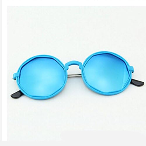 Tide children sunglasses sunglasses boy girl turtles mirror anti-UV metal glasses shade baby , 4