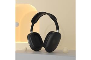 BeisDirect P9 Wireless Bluetooth HiFi Stereo Kabellose Bluetooth Kopfhörer Over Ear Eingebautes Mikrofon Musik Wireless Headset mit Mikrofon Sport Kopfhörer für iPhone, Tablet, PC (Schwarz)