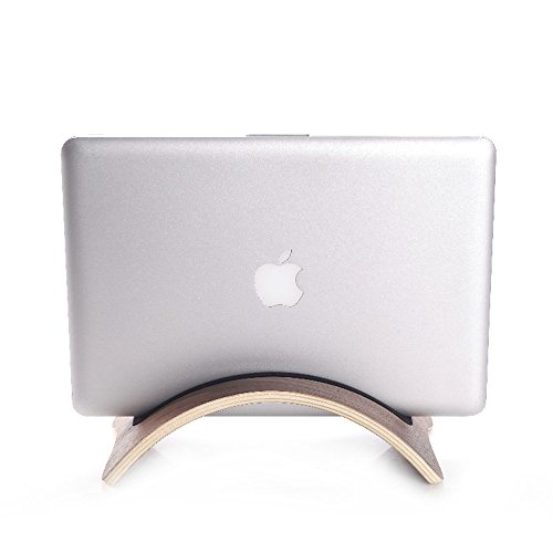 Belk Holz BookArc f  r MacBook Pro Retina Air Portable Laptop-St  nder mit Slots f  r Notebook  Lenovo Yoga Y50  ThinkPad Dell Laptop XPS Venue Inspir