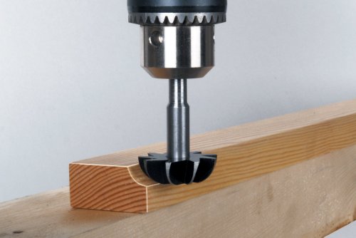 Wolfcraft 3267000 1 Halb-Hohlkehlfräser WS ø 35 mm - 2