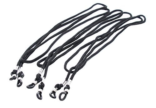 rainbow safety 3 pezzi Collane Cordini Catena Laccetti per Occhiali da Sole da Lettura RG003 SET Nero