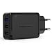 Tronsmart W3PTA 42W 3-Port USB Wall Charger with Quick Charge 3.0 & VoltIQ Indian Plug -Black RS.1495.00